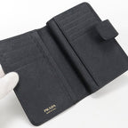 Prada Saffiano Leather Bifold Wallet Calf — view 3