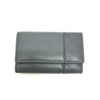 Gucci Key Case Guccissima Leather Gray Key Holder