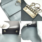 Gucci Key Case Guccissima Leather Gray Key Holder — view 8