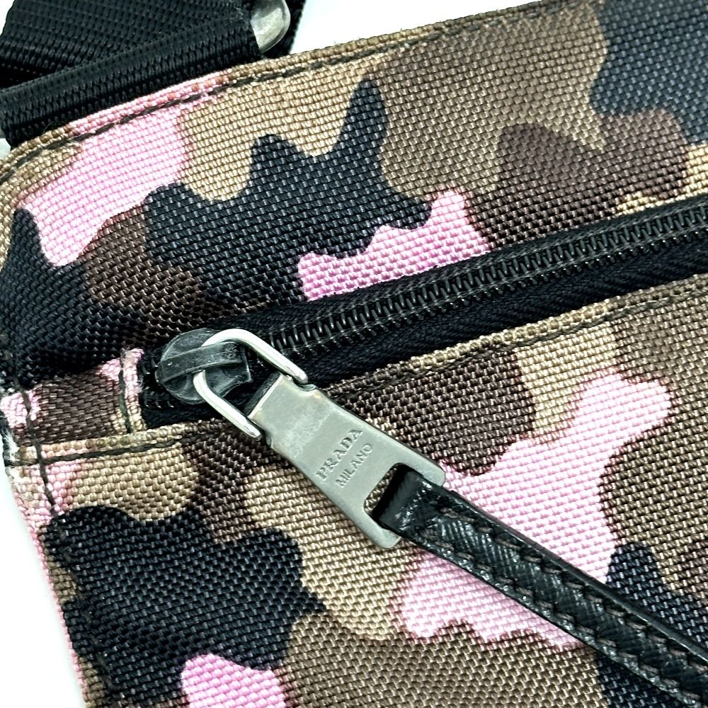 Prada Shoulder Bag Camouflage Canvas Multicolor — view 5