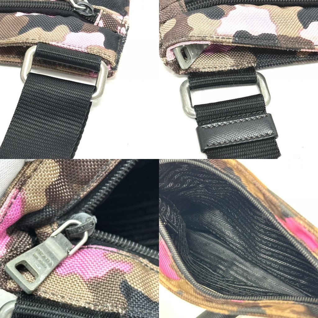 Prada Shoulder Bag Camouflage Canvas Multicolor — view 7