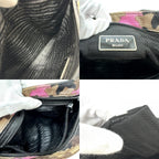 Prada Shoulder Bag Camouflage Canvas Multicolor — view 8