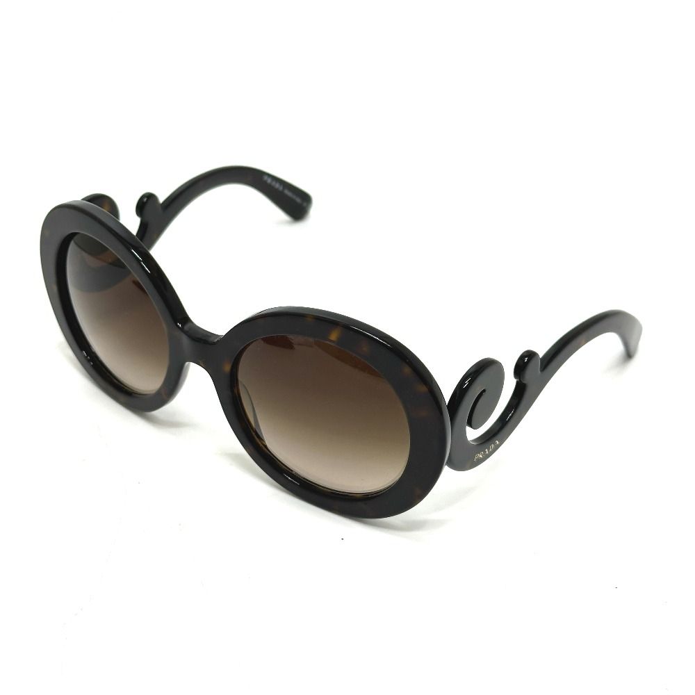 Prada Sunglasses Minimal Baroque Acetate Brown Eyewear