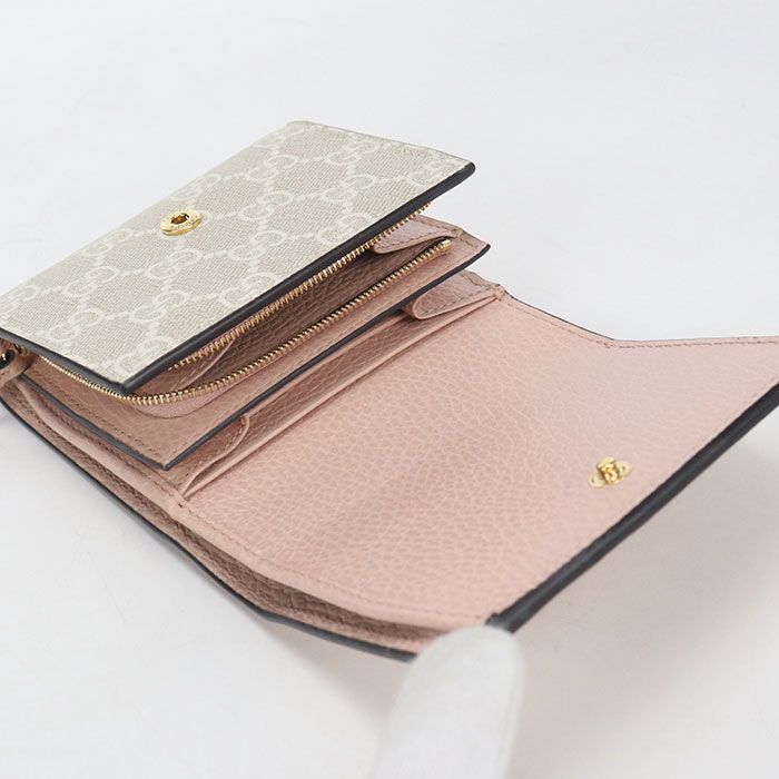Gucci Compact Wallet Double Bifold GG Supreme — view 3