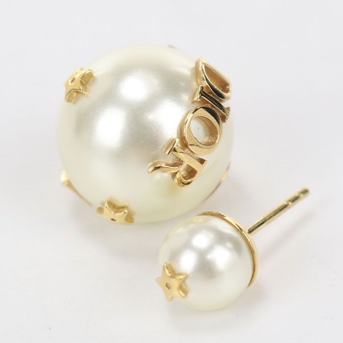 Dior Pearl Earrings Metal — view 5