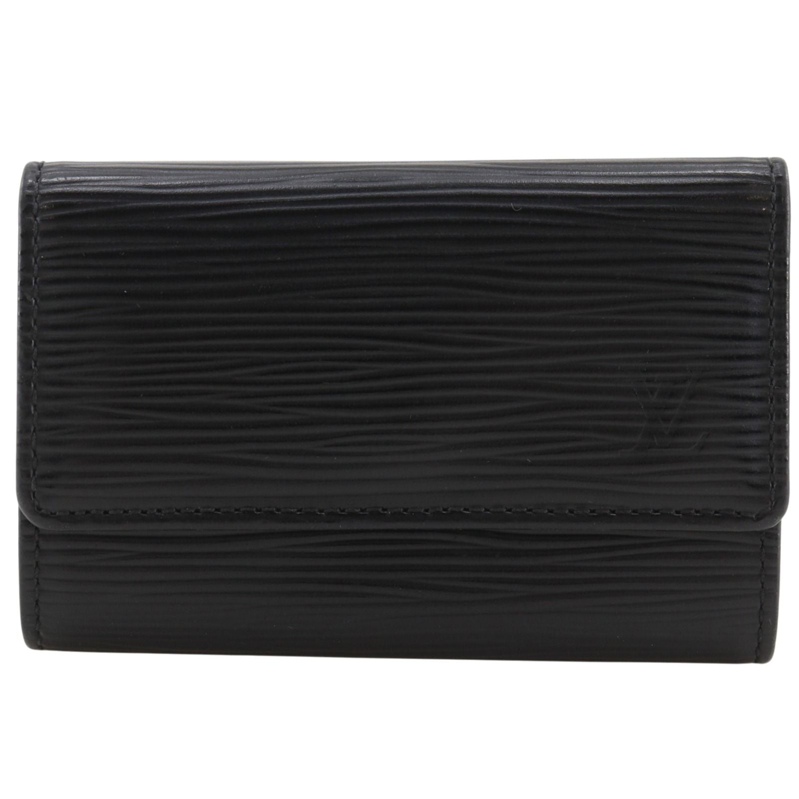 Louis Vuitton Multicles 6 Epi Leather Noir Black Key Case Key Holder
