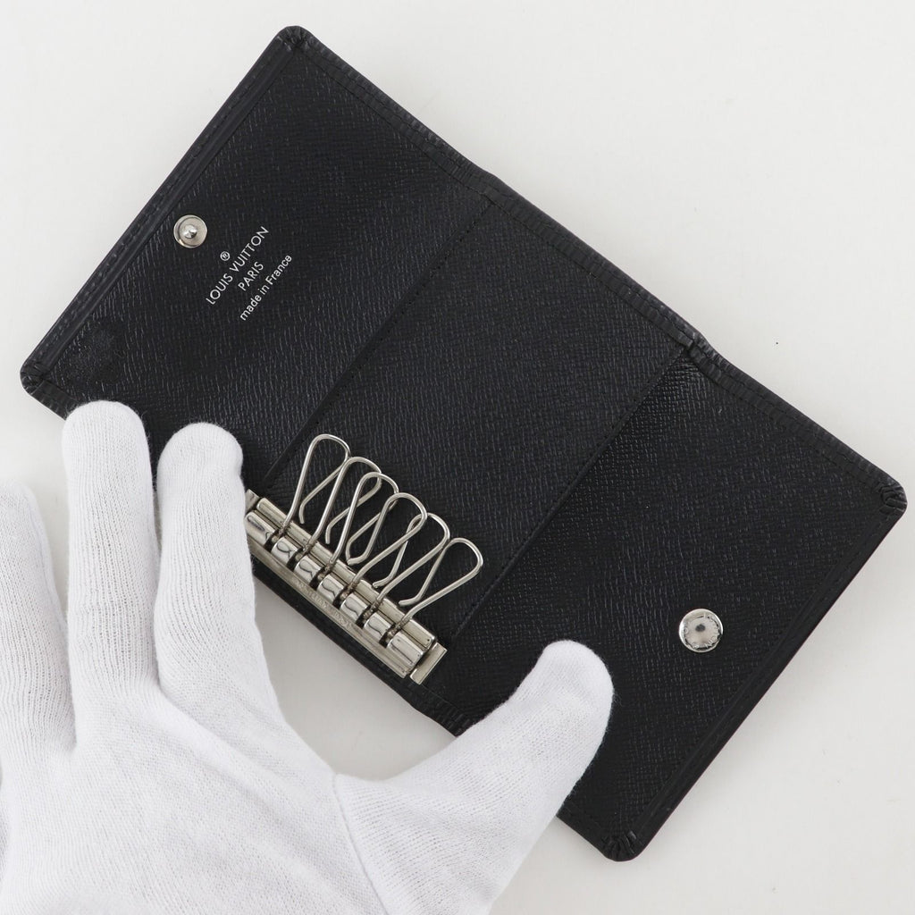 Louis Vuitton Multicles 6 Epi Leather Noir Black Key Case Key Holder — view 5