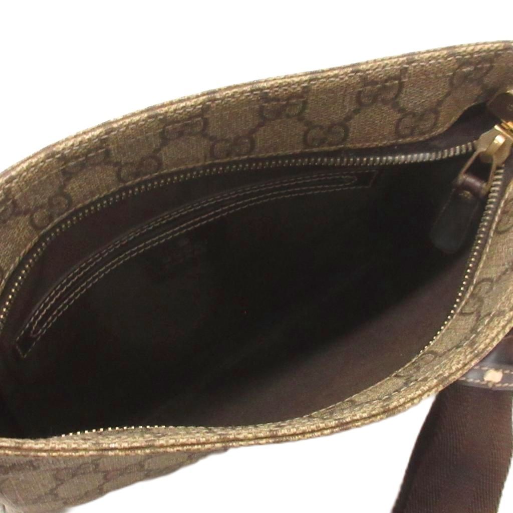 Gucci GG Supreme Shoulder Bag Crossbody All Over Pattern Beige — view 5