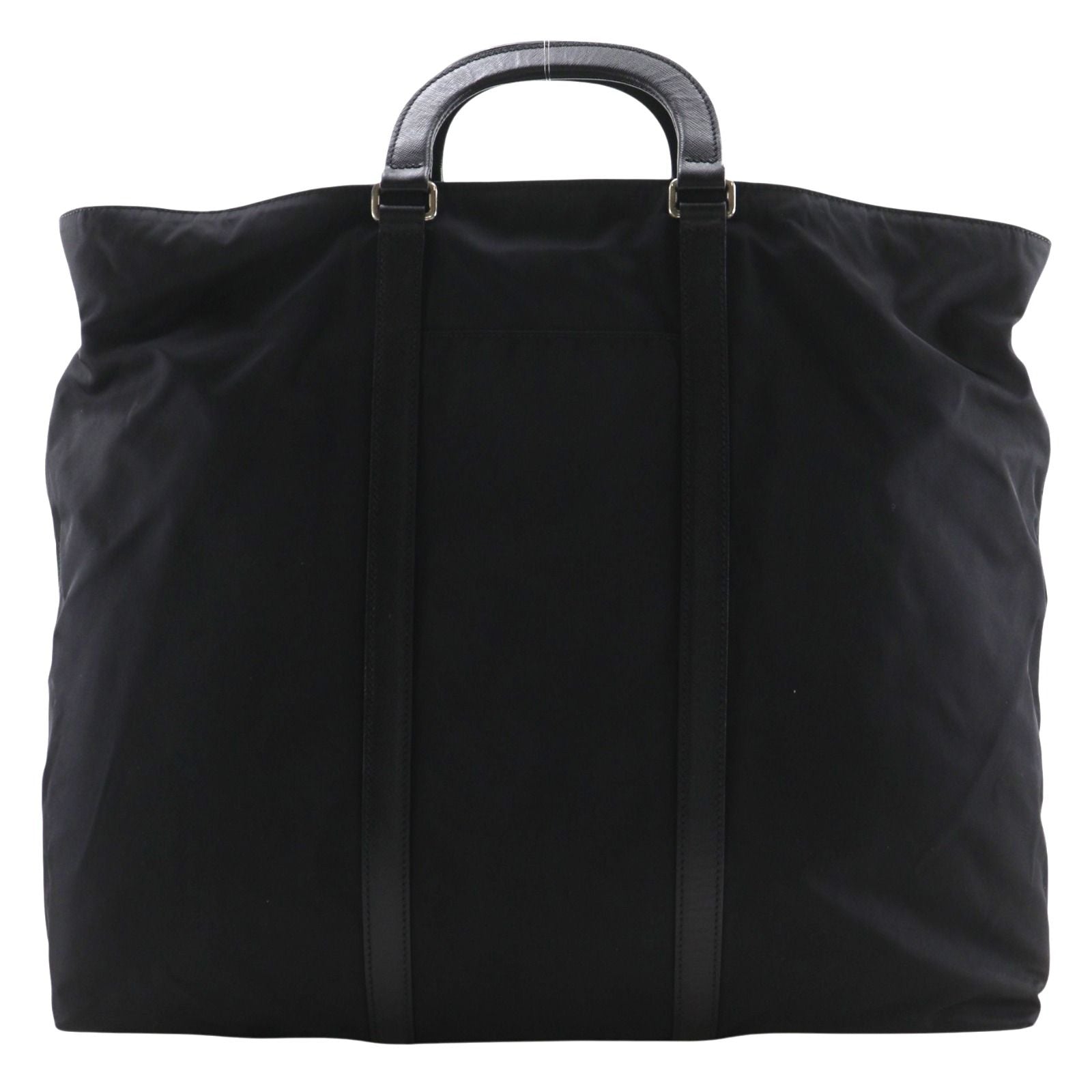 Prada Tote Nylon Black Boston