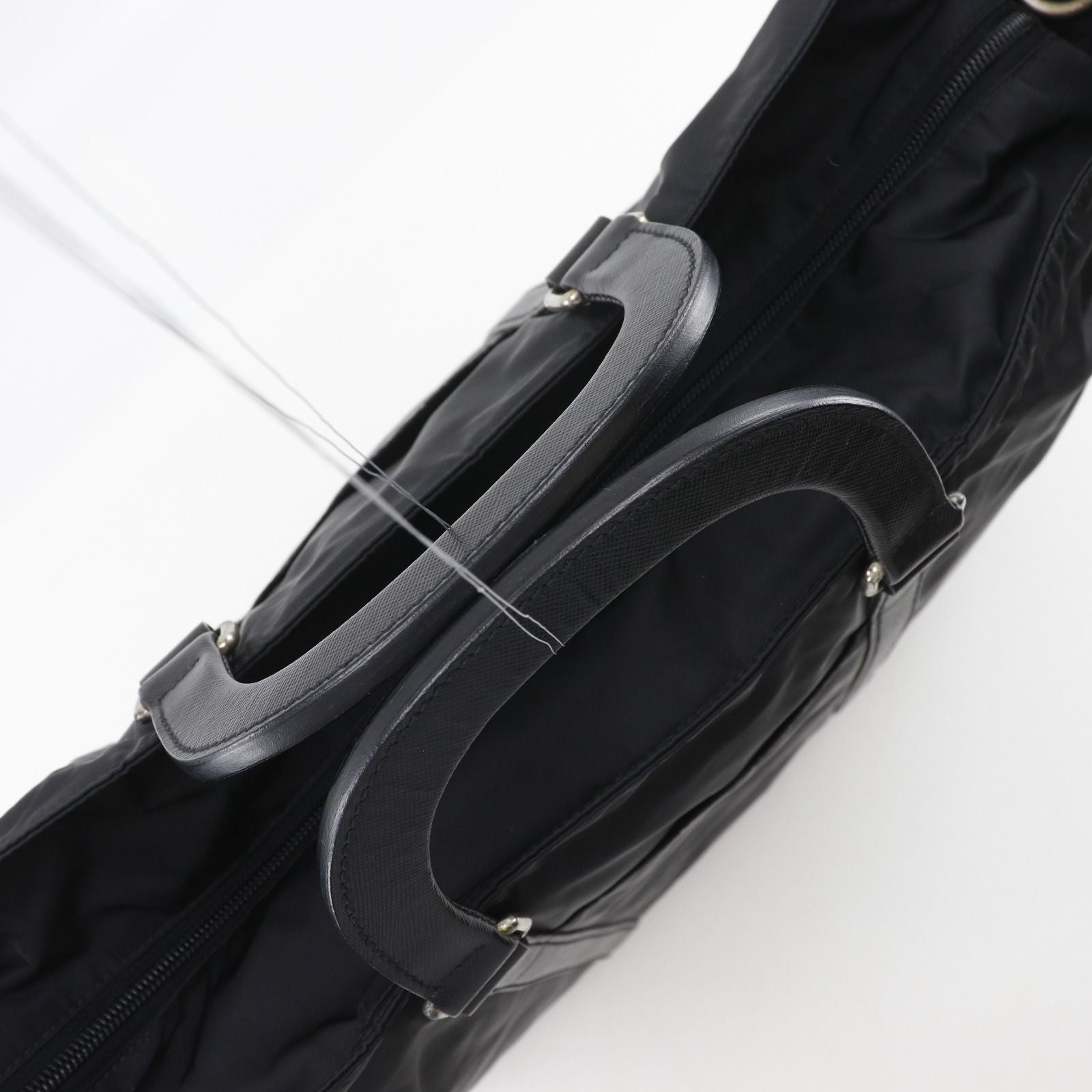 Prada Tote Nylon Black Boston — view 5