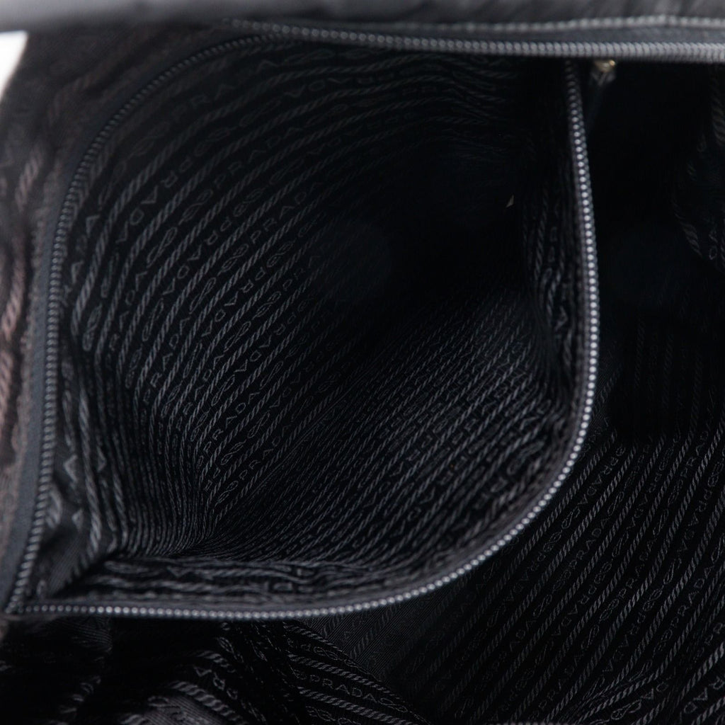 Prada Tote Nylon Black Boston — view 7