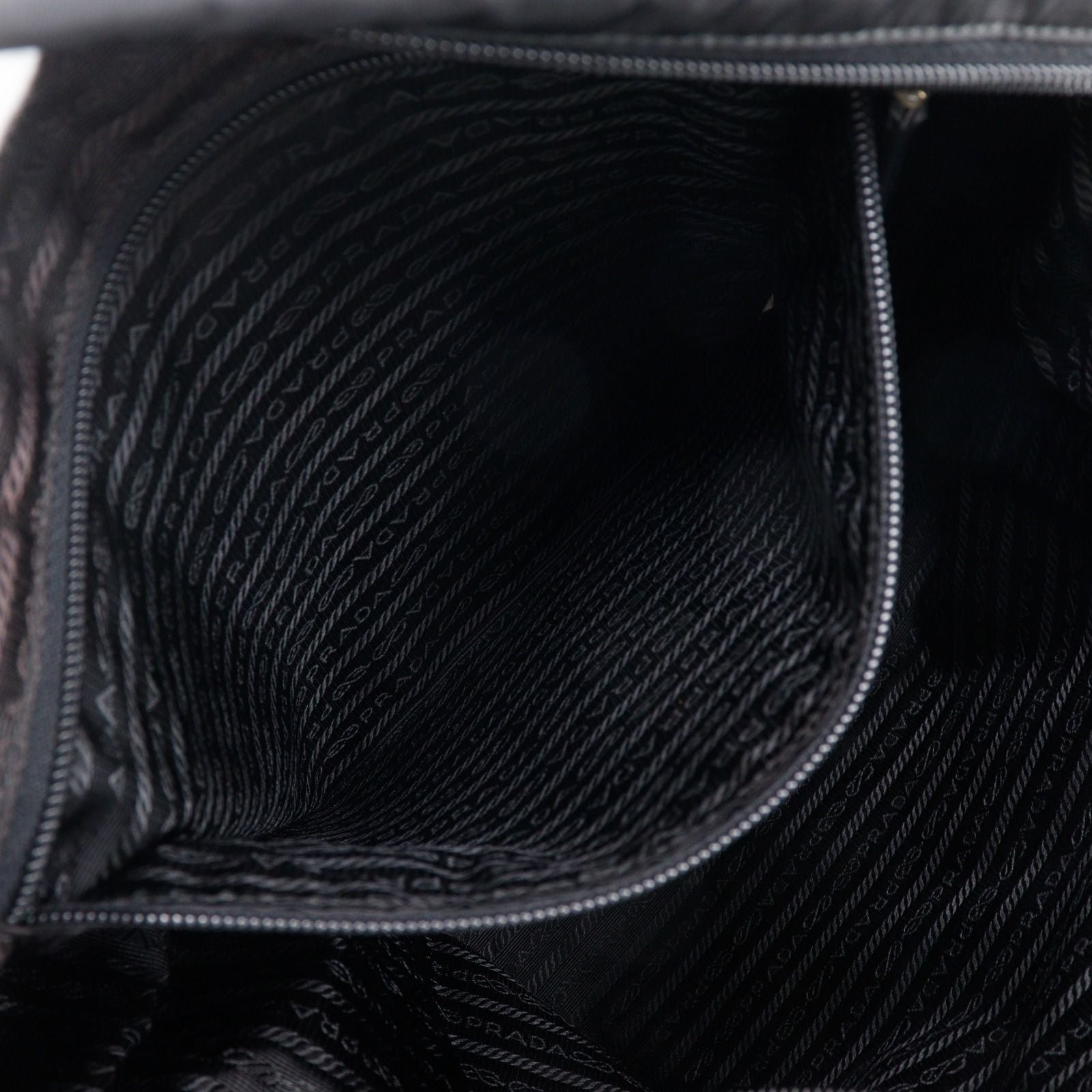 Prada Tote Nylon Black Boston — view 7
