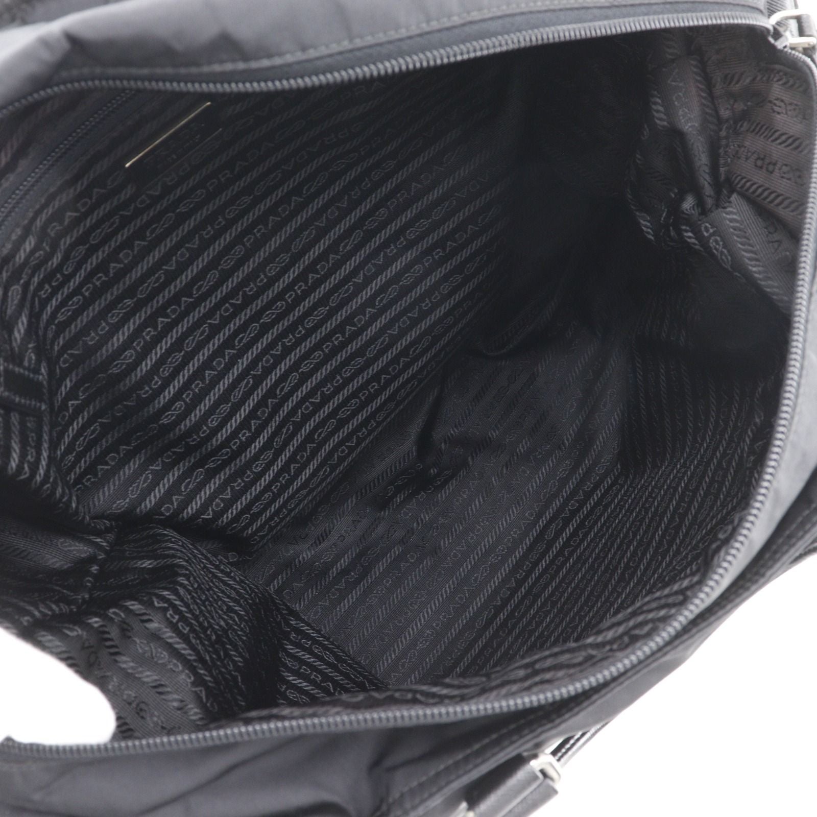 Prada Tote Nylon Black Boston — view 6