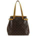 Louis Vuitton Batignolles Vertical Monogram Canvas Brown Tote