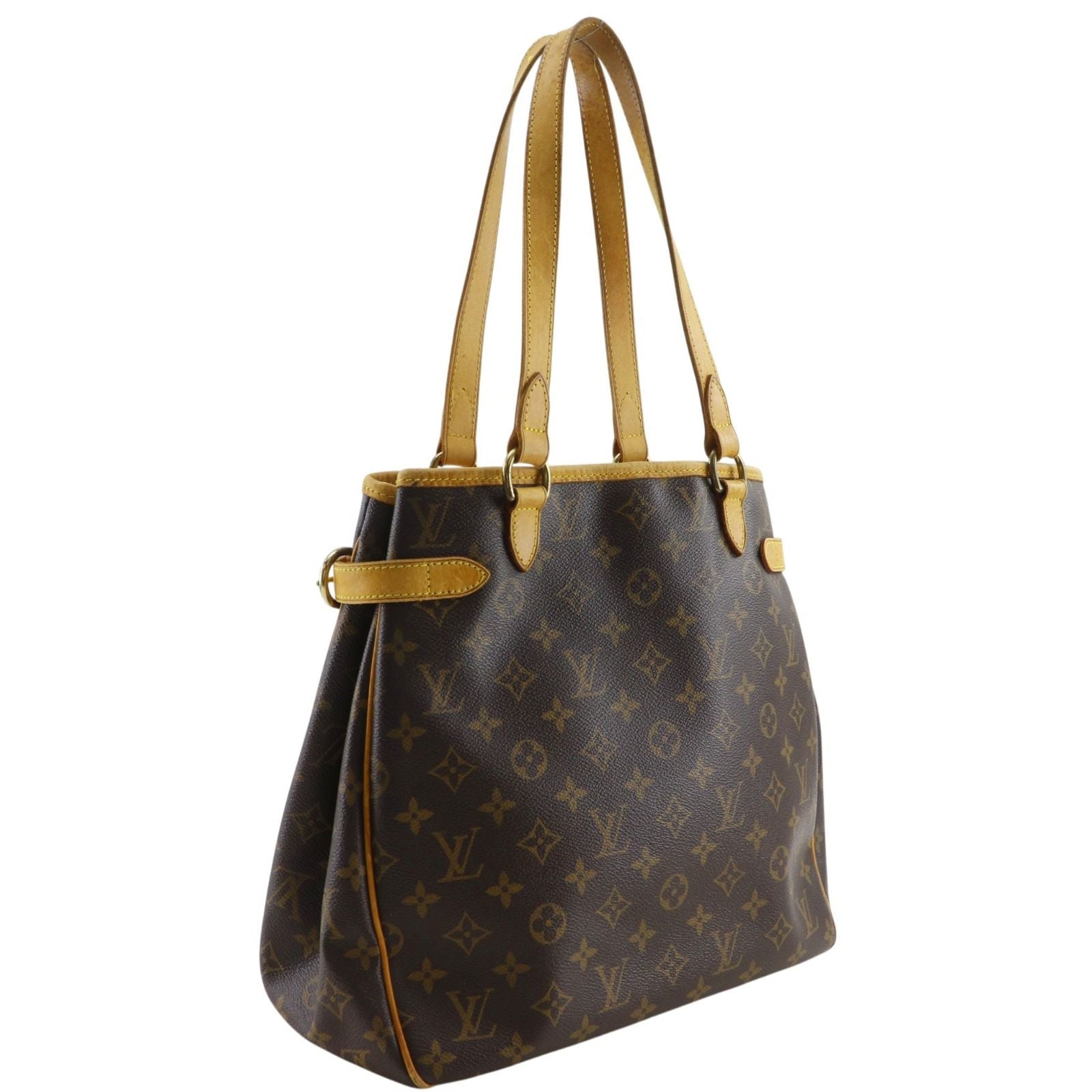 Louis Vuitton Batignolles Vertical Monogram Canvas Brown Tote — view 3