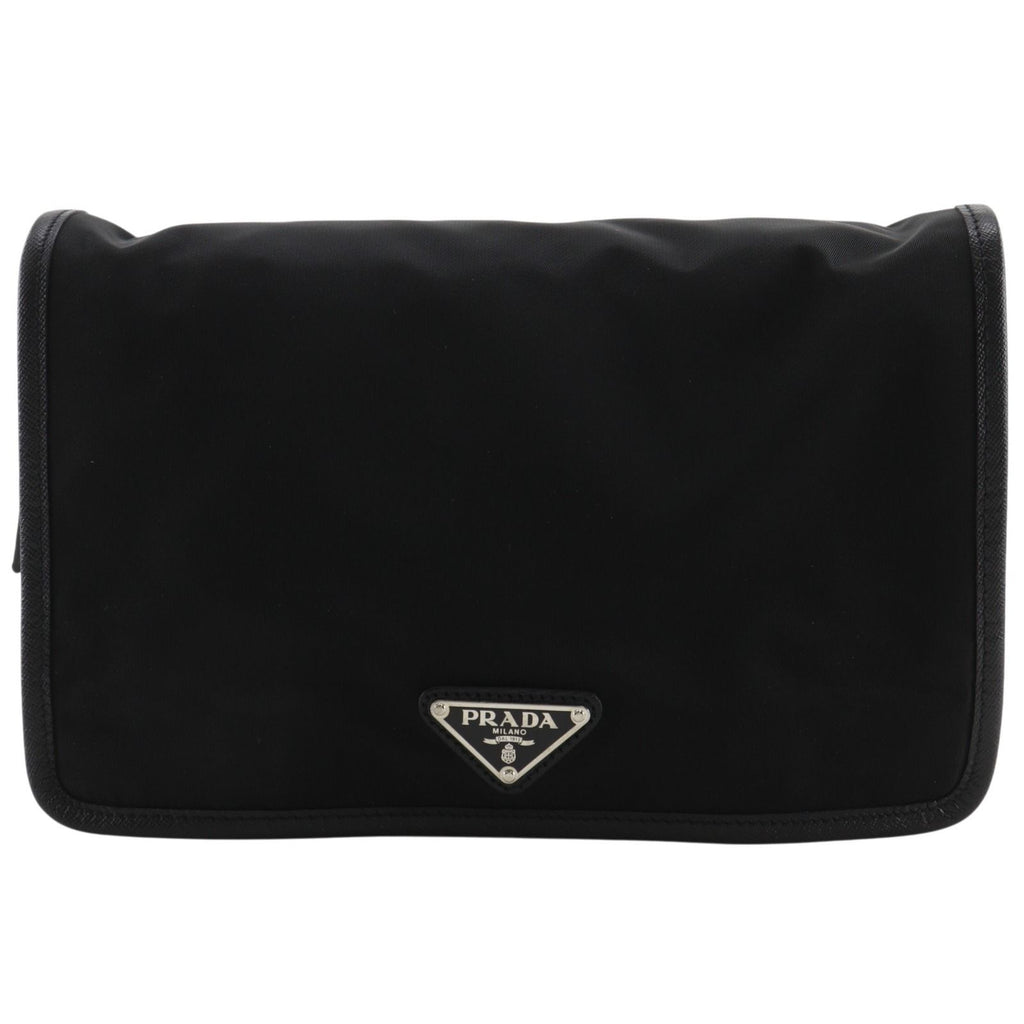 Prada Travel Pouch Nylon Nero Black