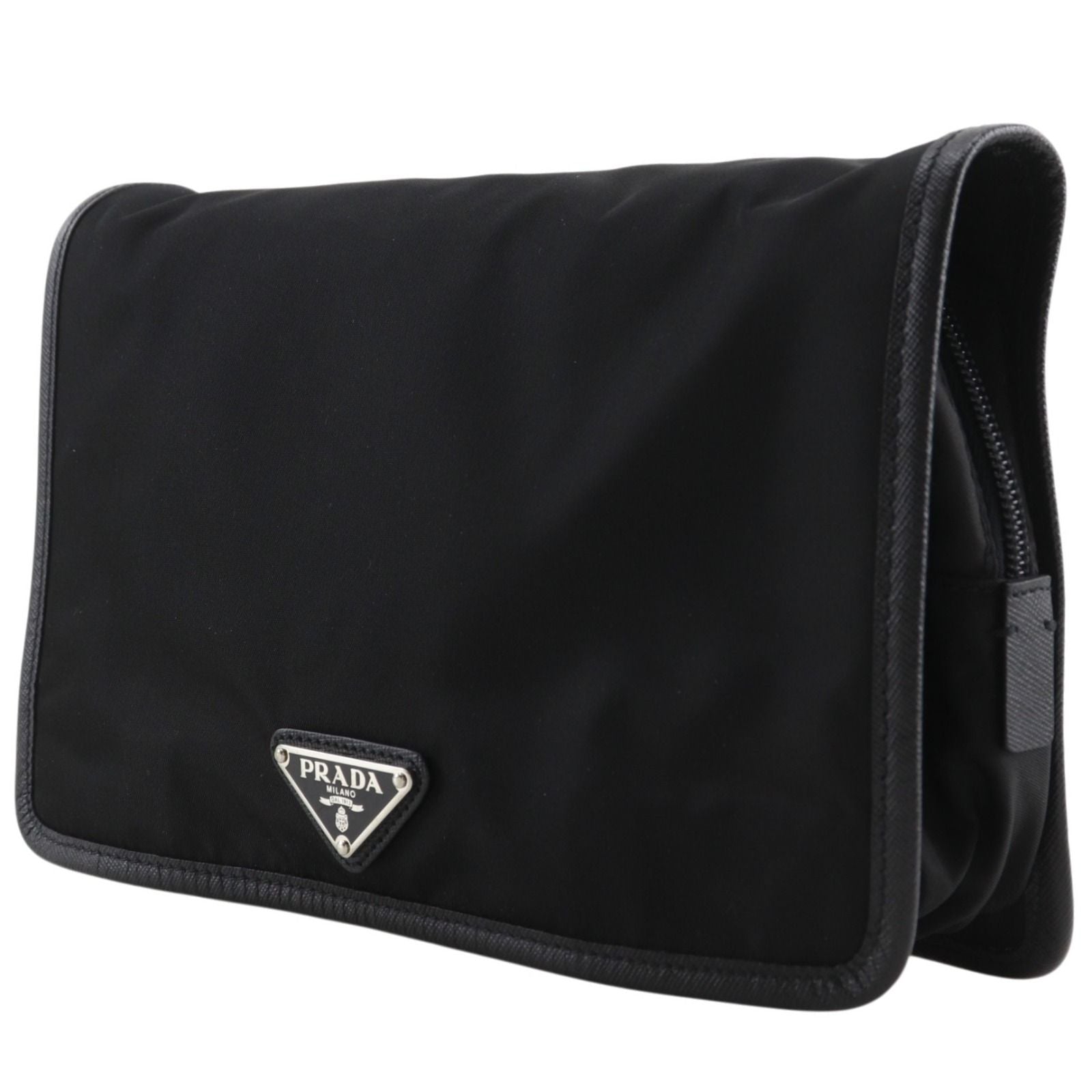 Prada Travel Pouch Nylon Nero Black — view 2