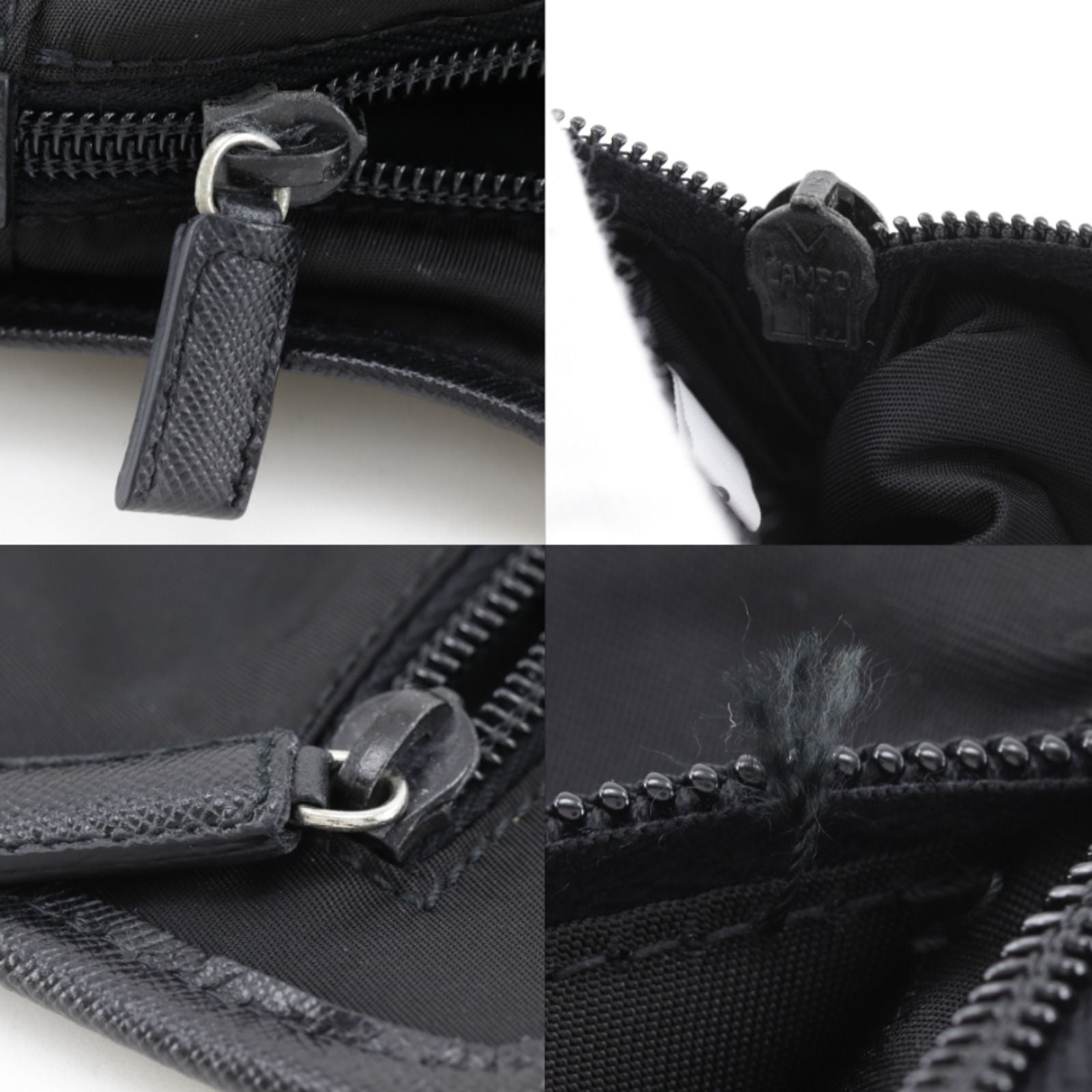 Prada Travel Pouch Nylon Nero Black — view 8