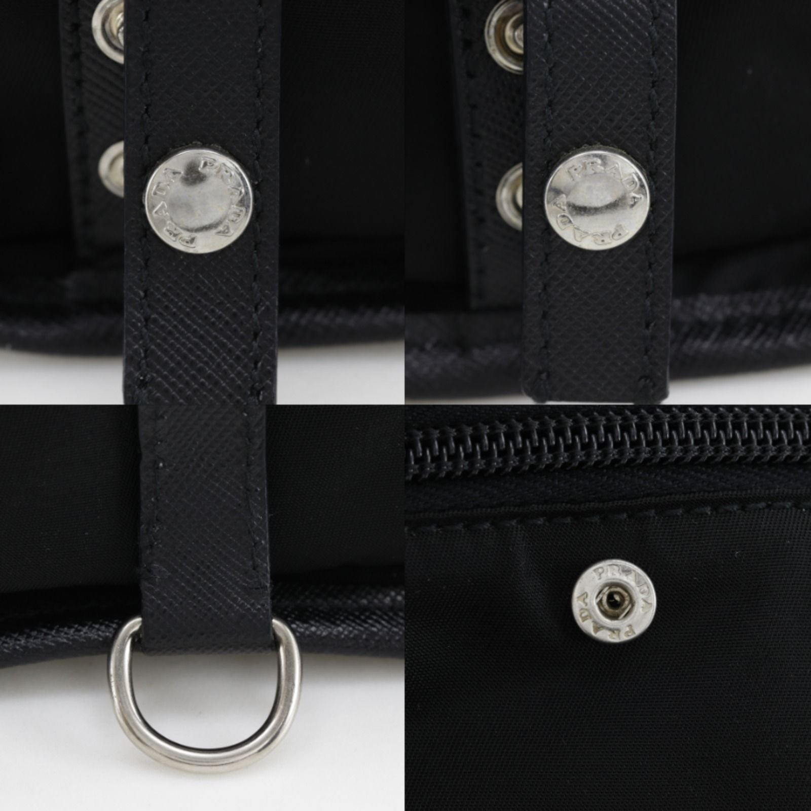 Prada Travel Pouch Nylon Nero Black — view 9