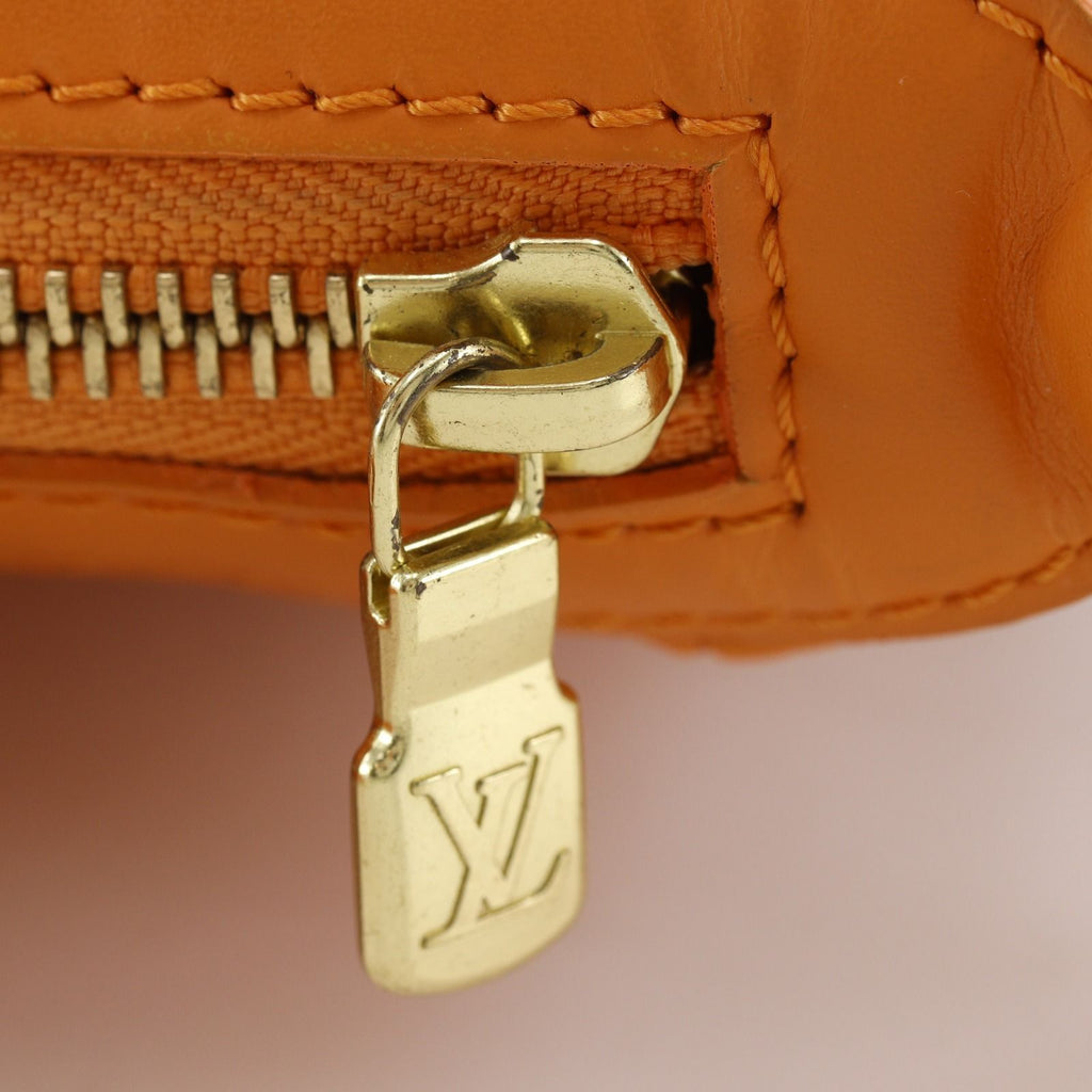 Louis Vuitton Danura PM 2-Way Shoulder Epi Leather Mandarin Orange Handbag — view 8