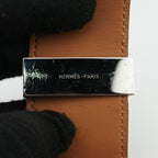 Hermes Collier de Chien Red Silver Leather Si?q Bracelet — view 6