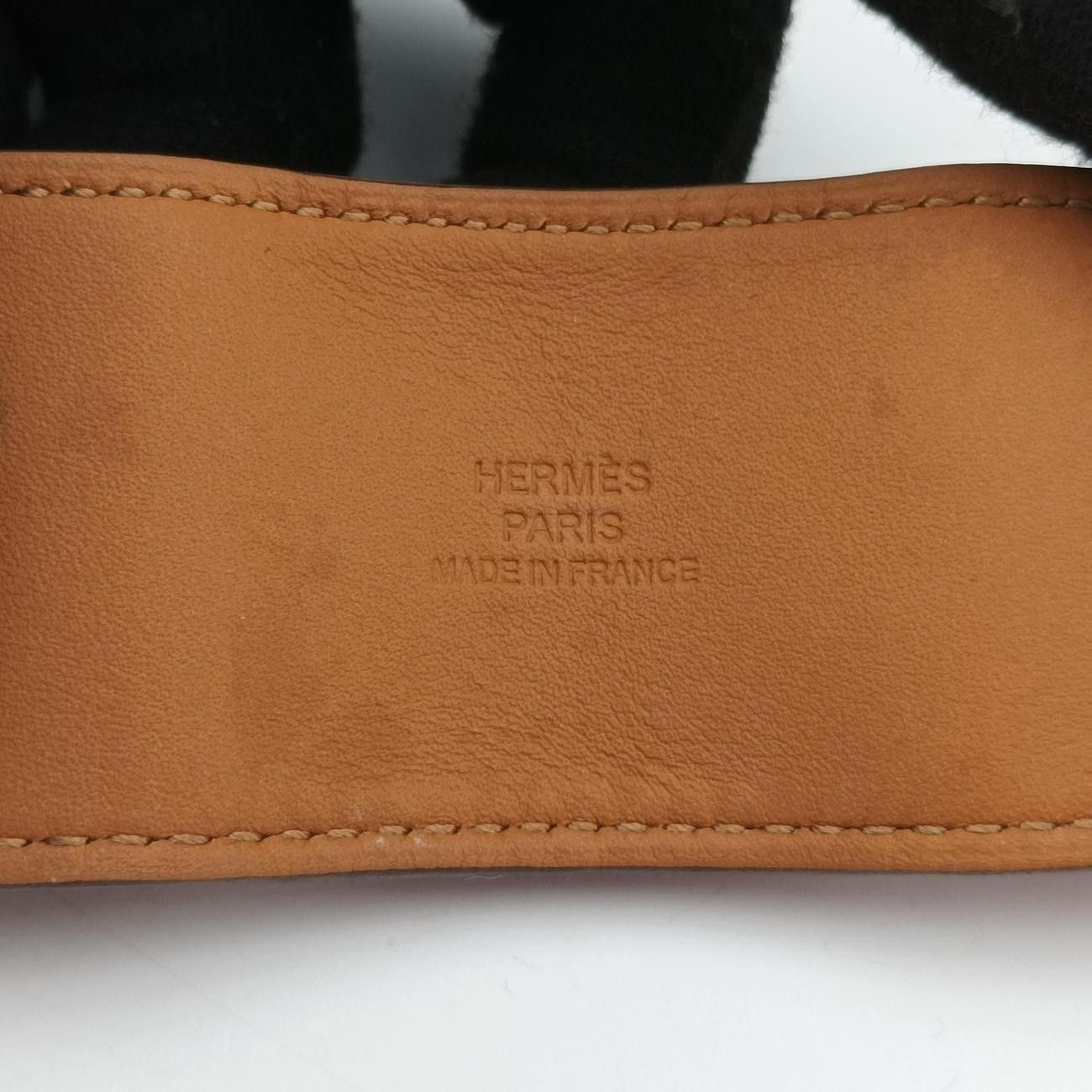 Hermes Collier de Chien Red Silver Leather Si?q Bracelet — view 5
