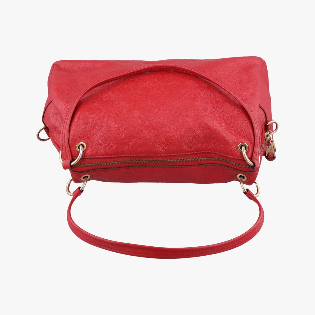 Louis Vuitton PM Red Monogram Empreinte Handbag — view 8