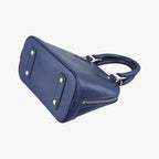 Louis Vuitton Alma BB Navy Epi Handbag — view 4