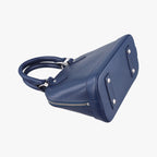 Louis Vuitton Alma BB Navy Epi Handbag — view 7