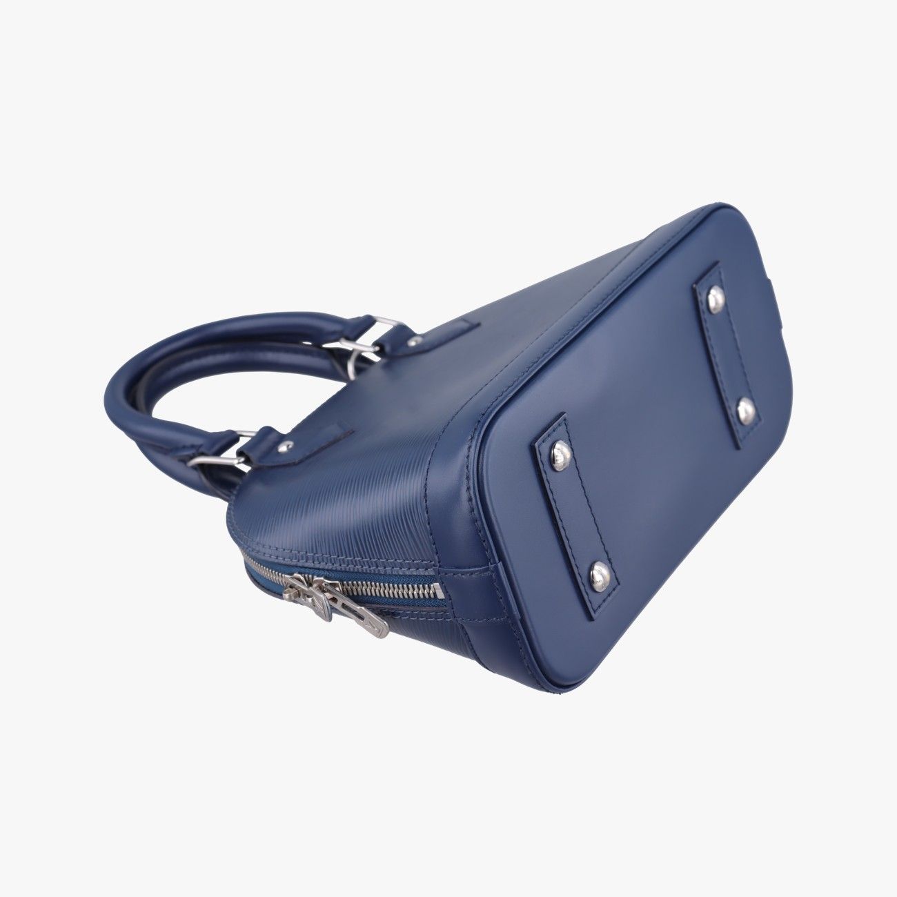 Louis Vuitton Alma BB Navy Epi Handbag — view 5