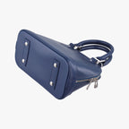 Louis Vuitton Alma BB Navy Epi Handbag — view 6