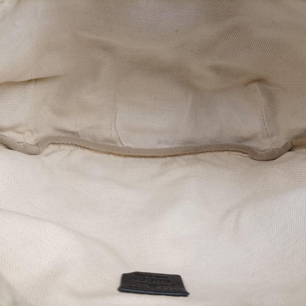 Gucci GG Velvet Blue Velour Handbag — view 9