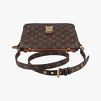 Louis Vuitton Pochette Metis MM Monogram Brown Canvas Handbag — view 8