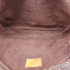 Louis Vuitton Pochette Metis MM Monogram Brown Canvas Handbag — view 9
