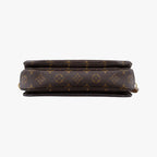 Louis Vuitton Pochette Metis MM Monogram Brown Canvas Handbag — view 3