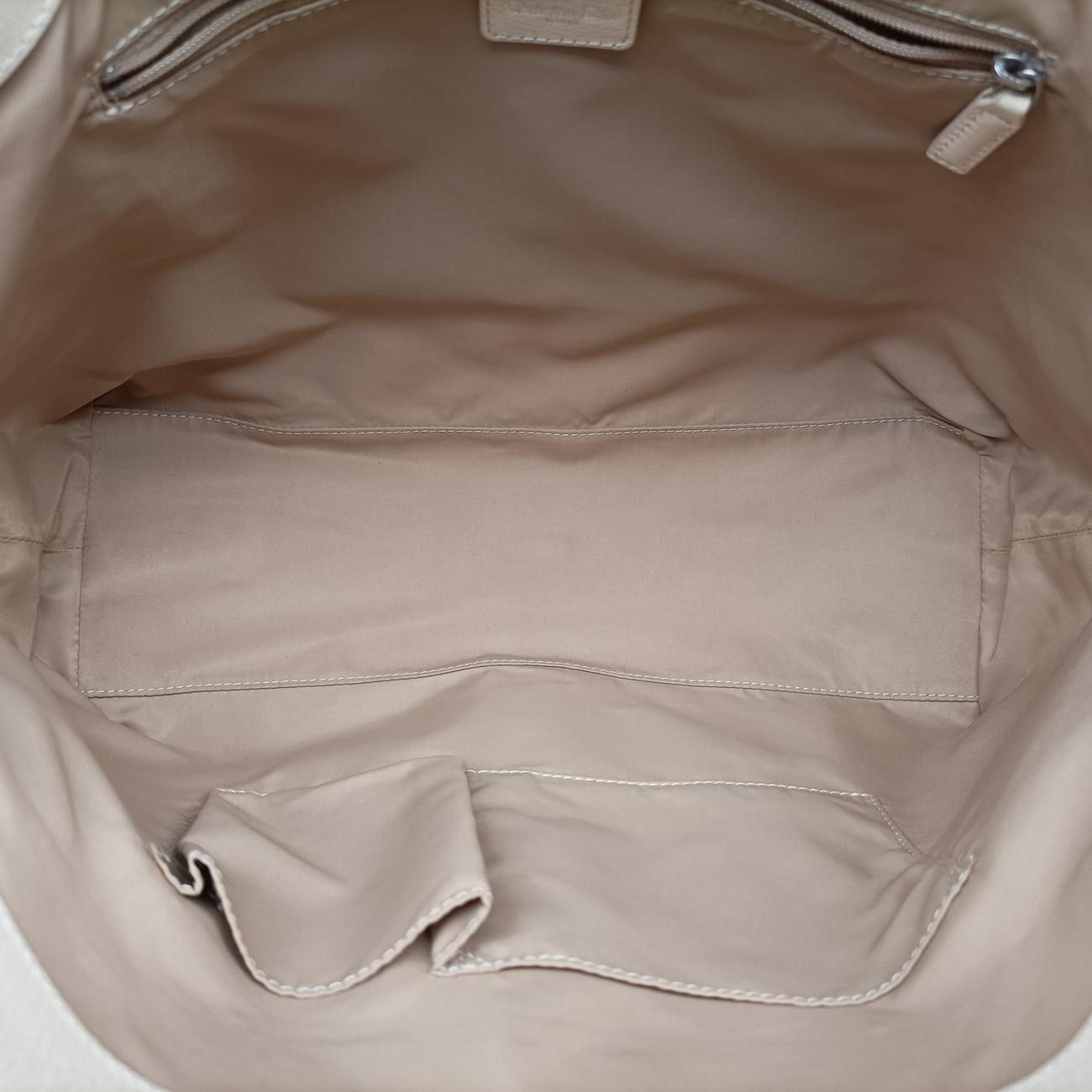 Dior Trotter Flower Line White Beige Multicolor Canvas Leather Handbag — view 9