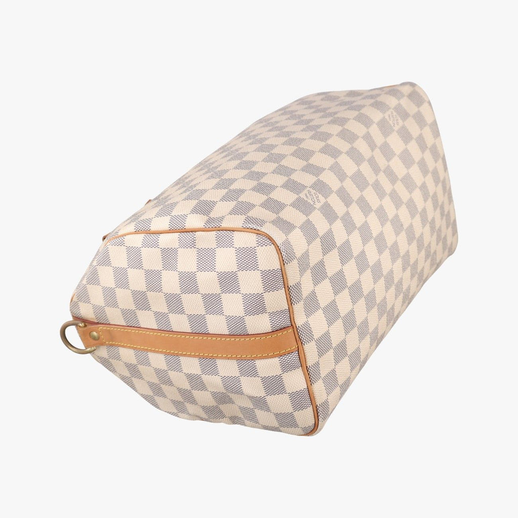 Louis Vuitton Speedy 30 Azur Damier Canvas Handbag — view 7