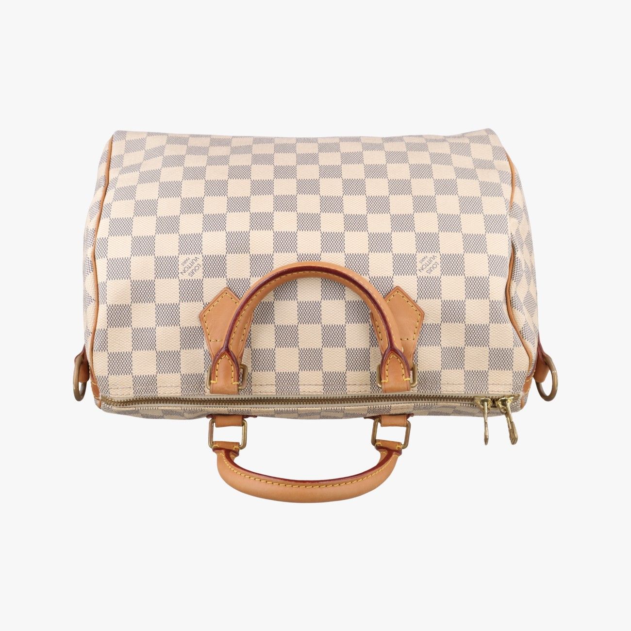 Louis Vuitton Speedy 30 Azur Damier Canvas Handbag — view 8