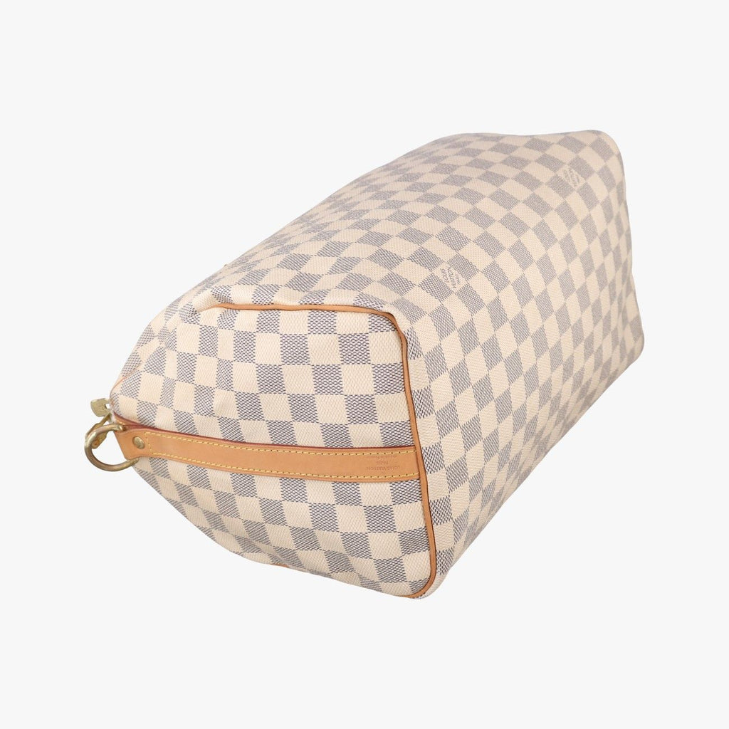 Louis Vuitton Speedy 30 Azur Damier Canvas Handbag — view 5