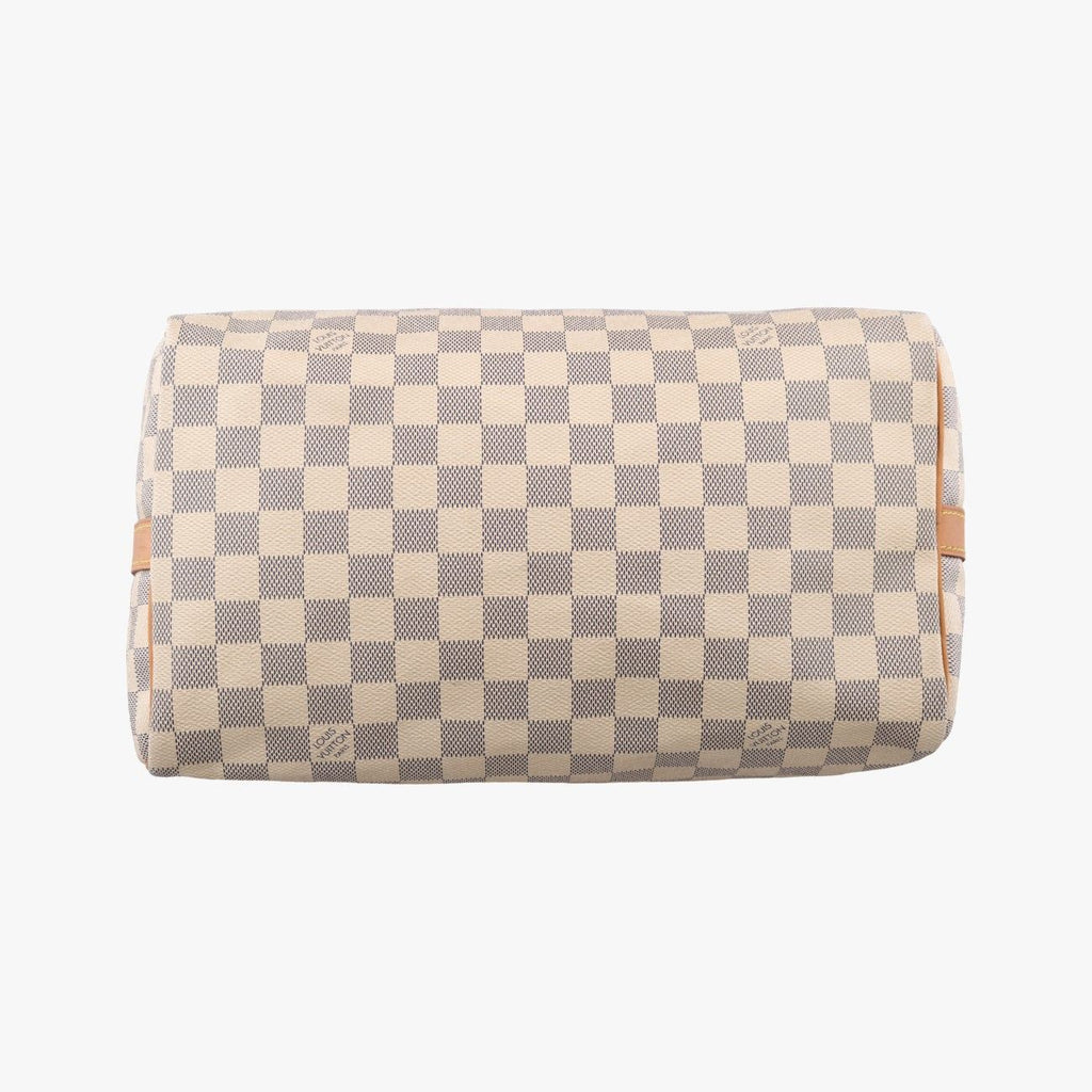Louis Vuitton Speedy 30 Azur Damier Canvas Handbag — view 3
