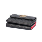 Chanel Mesh CC Logo Trifold Wallet Caviar Leather — view 4
