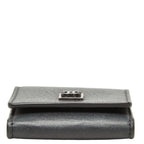Chanel CC Logo Key Holder Bag Charm Photo Case Black Leather — view 3