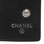 Chanel CC Logo Key Holder Bag Charm Photo Case Black Leather — view 5