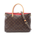 Louis Vuitton Handbag Pallas 2-Way Cerise Canvas Leather