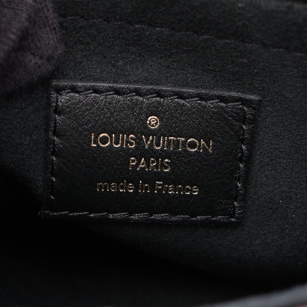 Louis Vuitton Handbag Locky BB 2-Way Noir Canvas Leather — view 4