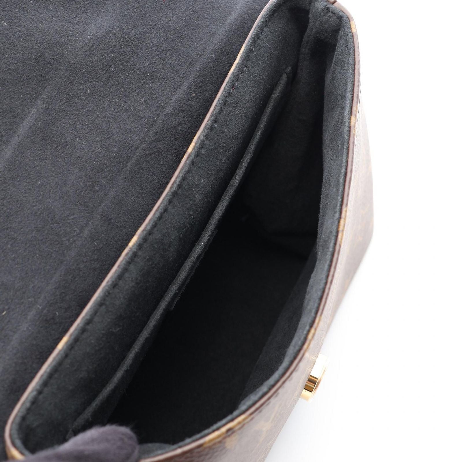 Louis Vuitton Handbag Locky BB 2-Way Noir Canvas Leather — view 3