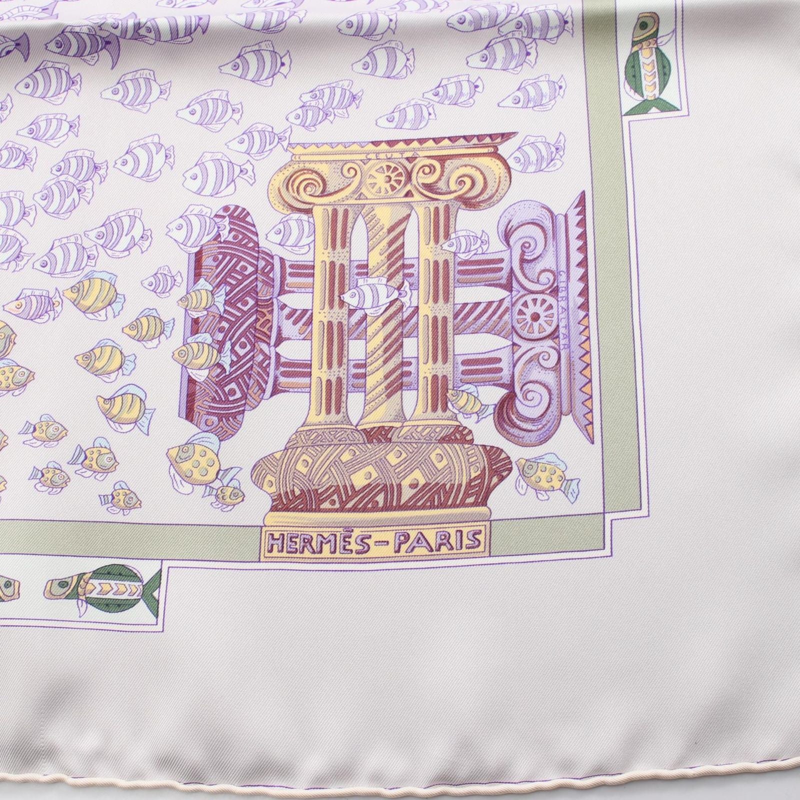 Hermes Scarf Carre 90 Rencontre Oceane Silk — view 4
