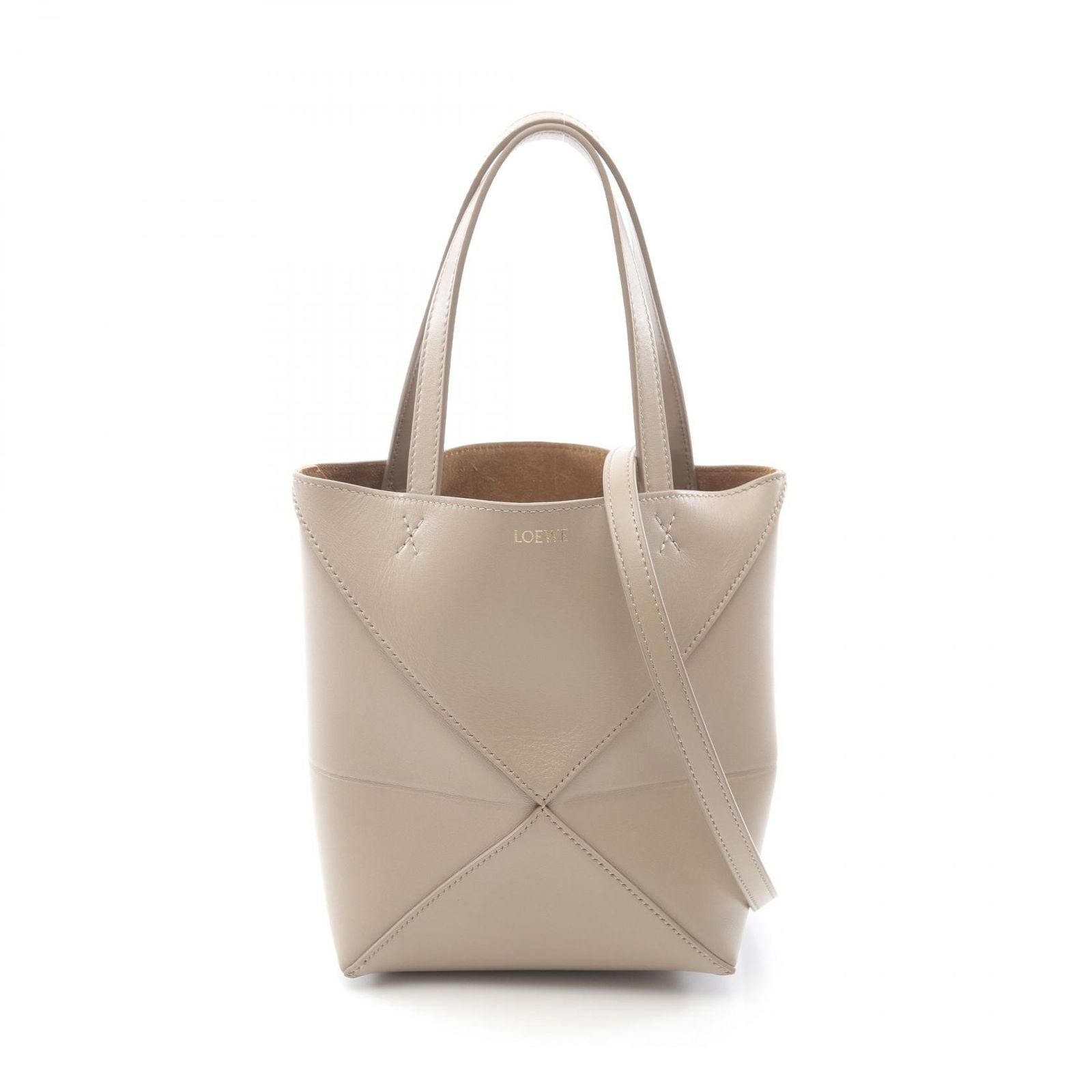 Loewe Handbag Puzzle Fold Mini 2-Way Leather Tote