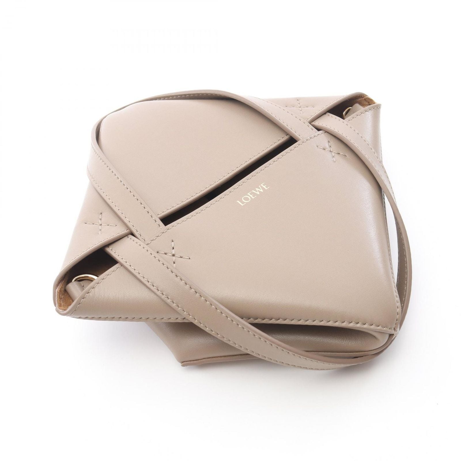 Loewe Handbag Puzzle Fold Mini 2-Way Leather Tote — view 6