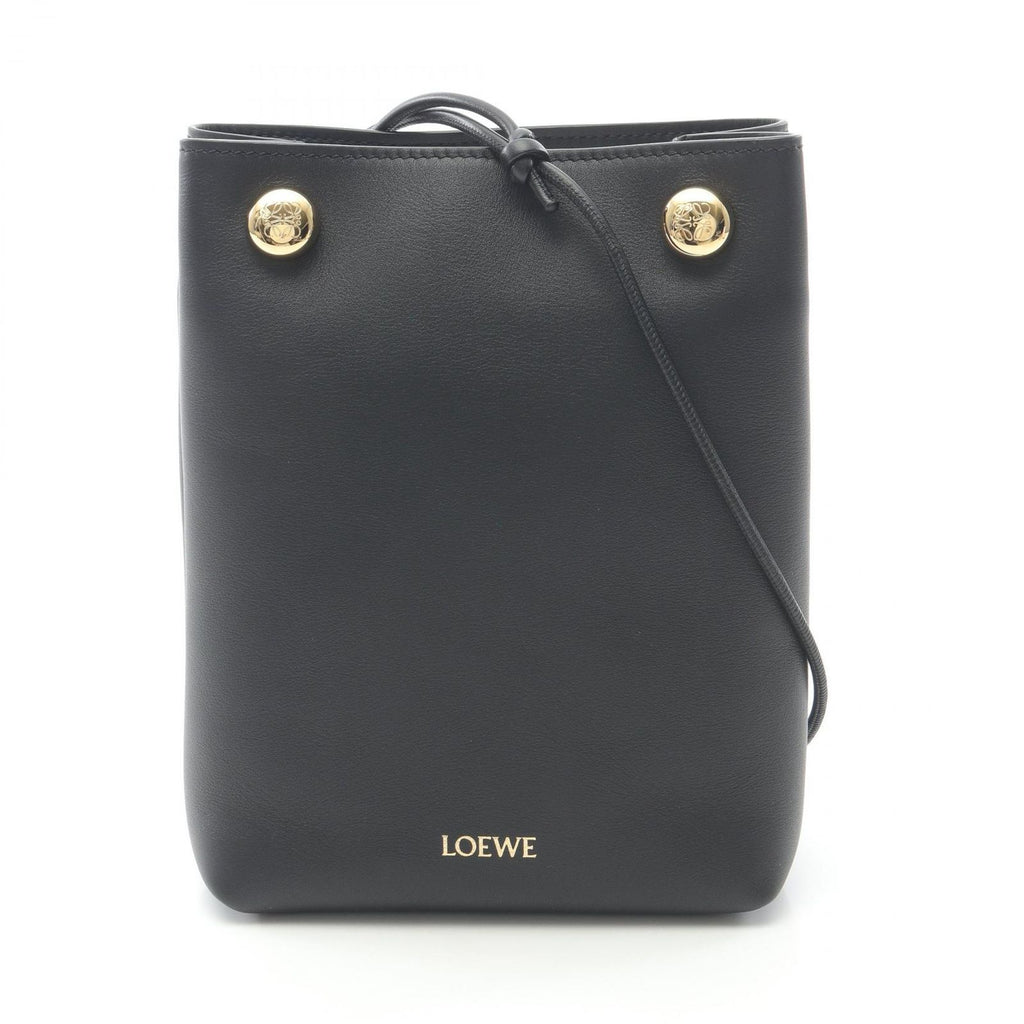 Loewe Shoulder Bag Pebble Pouch Leather